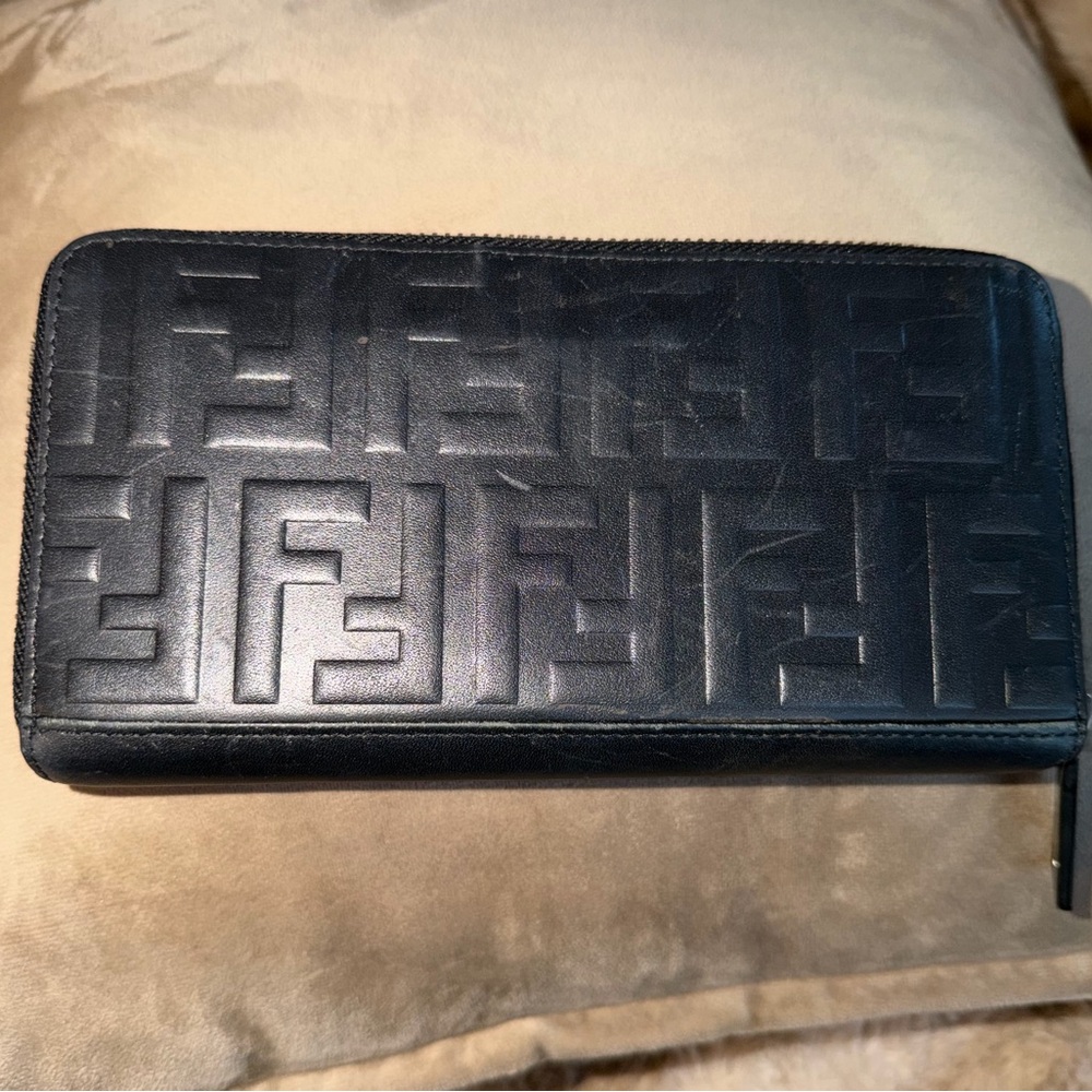 FF Black Leather Wallet - Picture 4 of 5
